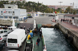 Crossing Bosporus
<br>Istanbul
<br>Harem - Sirkeci